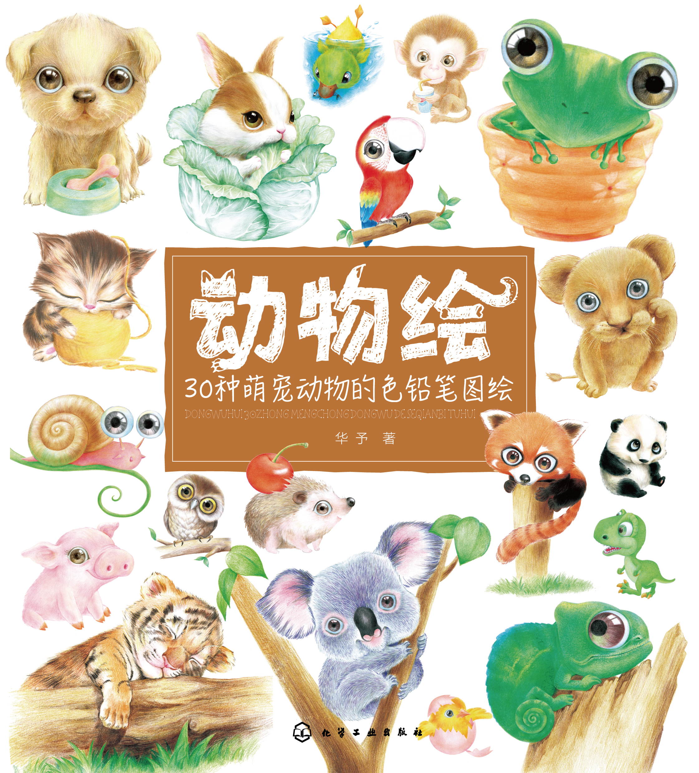 动物绘——30种萌宠动物的色铅笔图绘