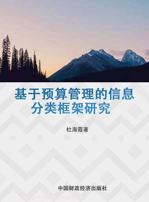 基于预算管理的信息分类框架研究